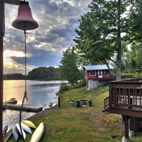 Supper time on Spruce Lake.