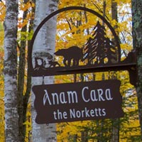 A magical drive through the woods to reach Anam Cara