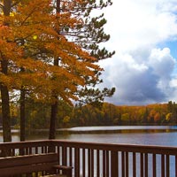 View from the deck. 